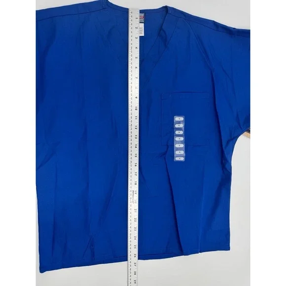 NWT Cherokee Workwear Scrub Top V-Neck Unisex #4777 Size S - Picture 7 of 8